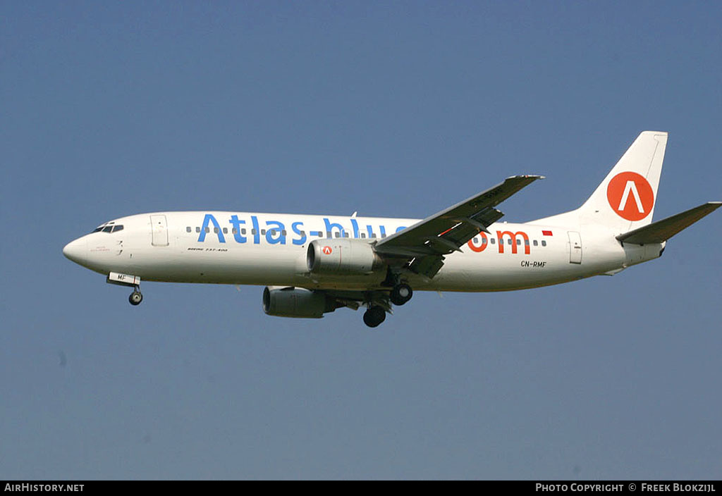 Aircraft Photo of CN-RMF | Boeing 737-4B6 | Atlas Blue | AirHistory.net #318282