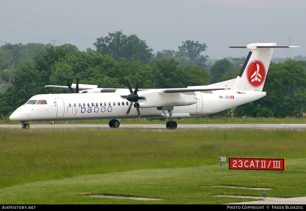 Aircraft Photo of HB-JQA | Bombardier DHC-8-402 Dash 8 | Flybaboo | AirHistory.net #318294