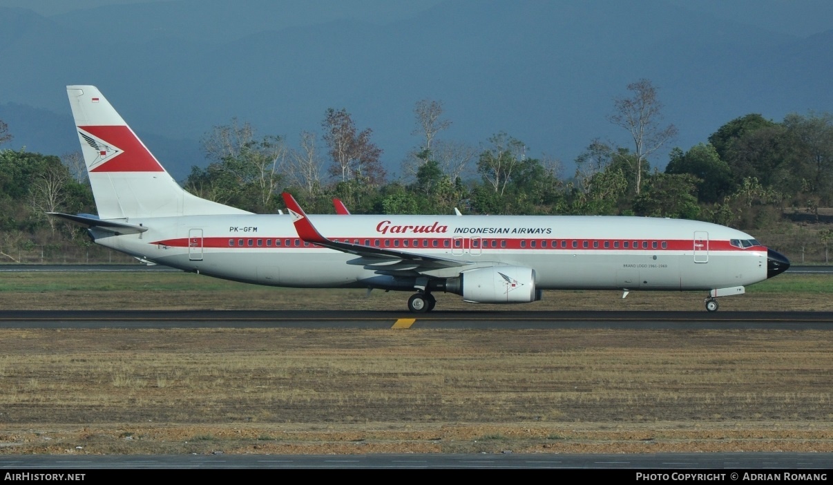Aircraft Photo of PK-GFM | Boeing 737-8U3 | Garuda Indonesia | Garuda Indonesian Airways | AirHistory.net #318313