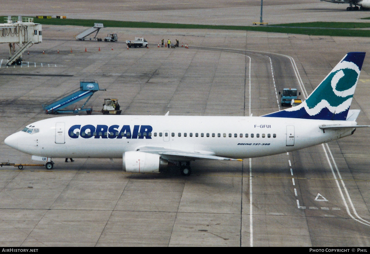 Aircraft Photo of F-GFUI | Boeing 737-3M8 | Corsair | AirHistory.net #318315