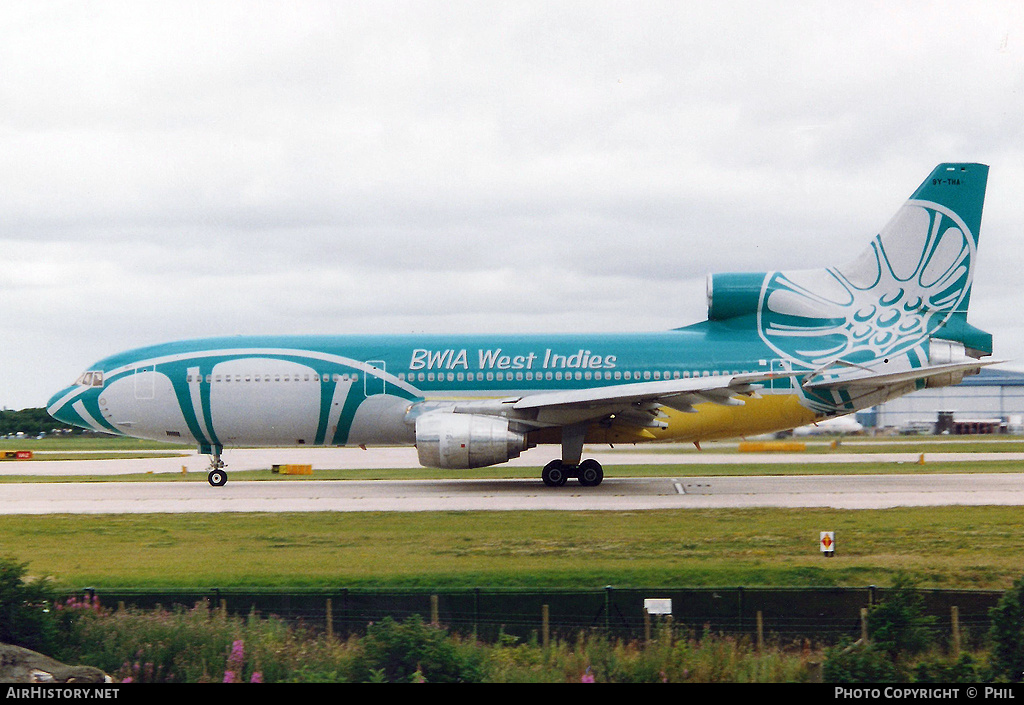 Aircraft Photo of 9Y-THA | Lockheed L-1011-385-3 TriStar 500 | BWIA West Indies Airways | AirHistory.net #318322