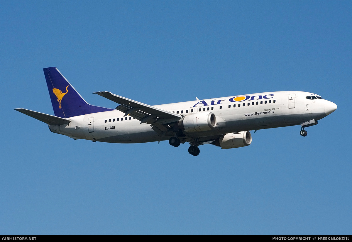 Aircraft Photo of EI-COI | Boeing 737-430 | Air One | AirHistory.net #318325