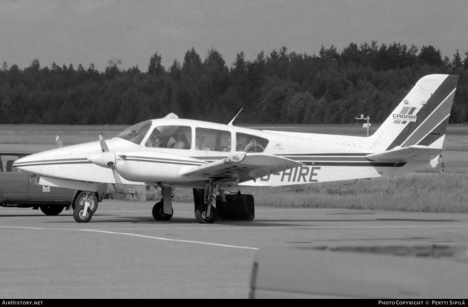 Aircraft Photo of G-HIRE | Gulfstream American GA-7 Cougar | Cabair | AirHistory.net #318332