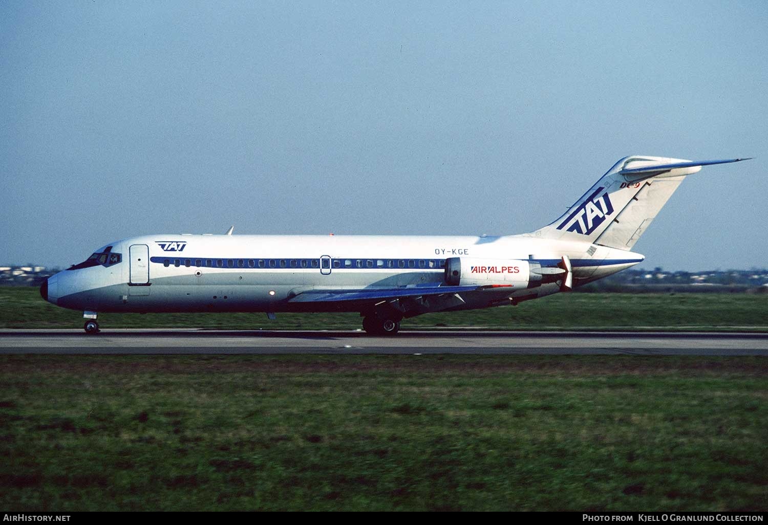 Aircraft Photo of OY-KGE | McDonnell Douglas DC-9-21 | Air Alpes | AirHistory.net #318333