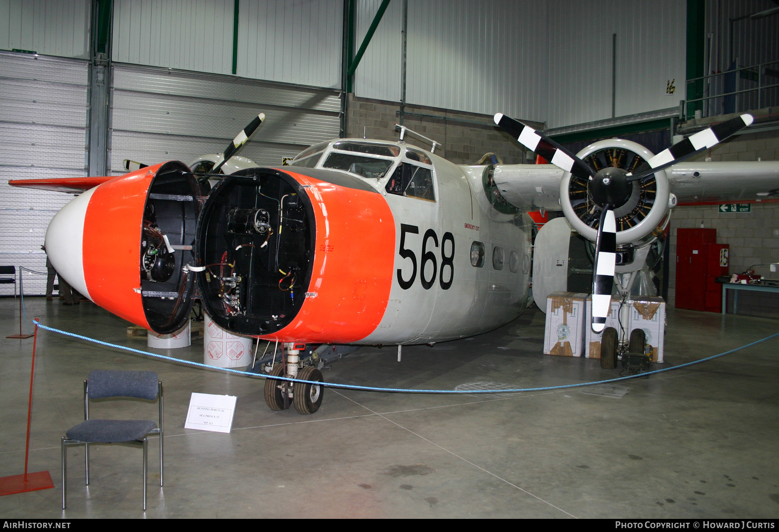 Aircraft Photo of WP313 | Percival P.57 Sea Prince T.1 | UK - Navy | AirHistory.net #318335