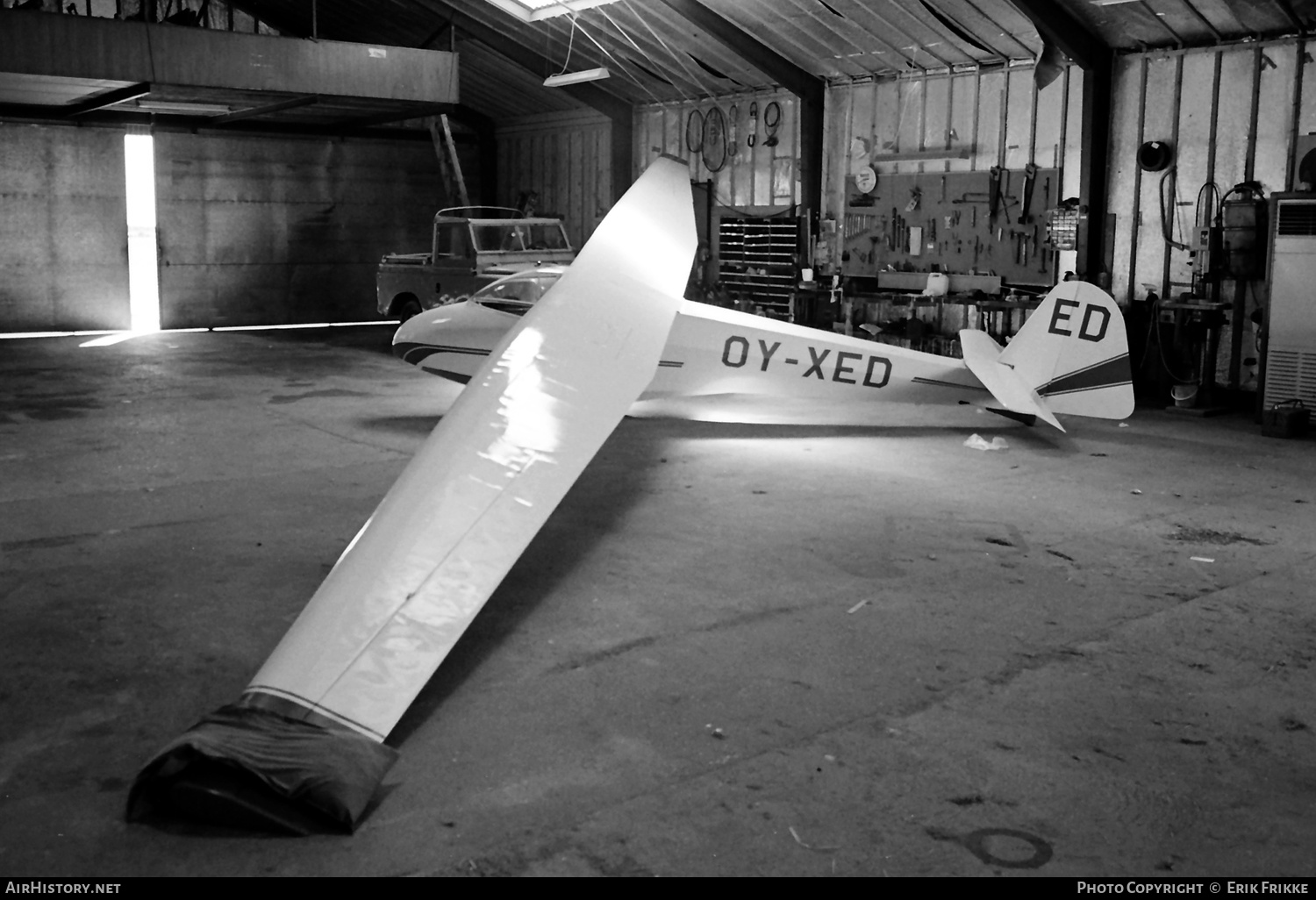 Aircraft Photo of OY-XED | Scheibe L-Spatz 55 | AirHistory.net #318351