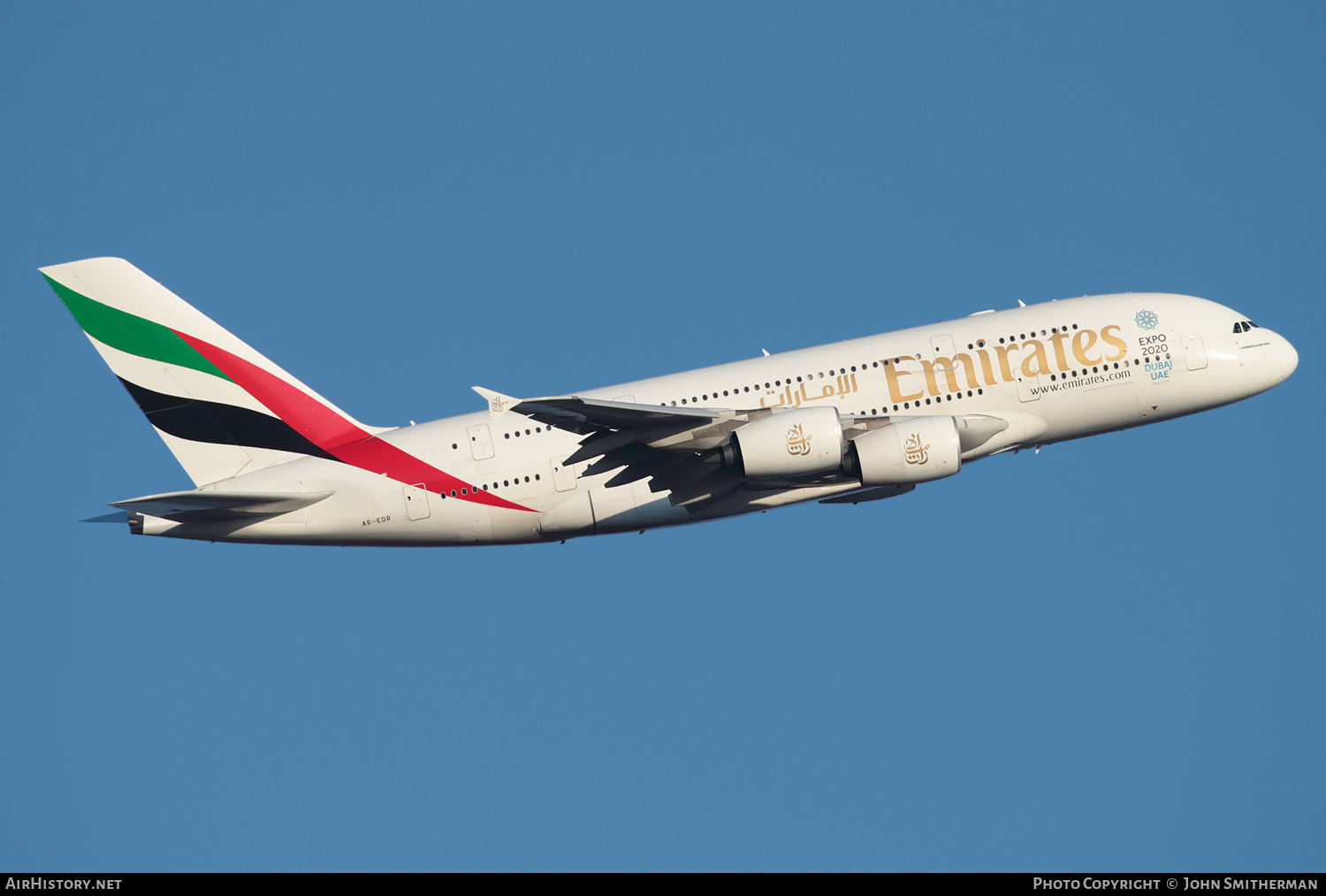 Aircraft Photo of A6-EDR | Airbus A380-861 | Emirates | AirHistory.net #318366