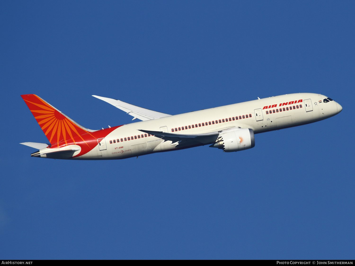 Aircraft Photo of VT-ANN | Boeing 787-8 Dreamliner | Air India | AirHistory.net #318395