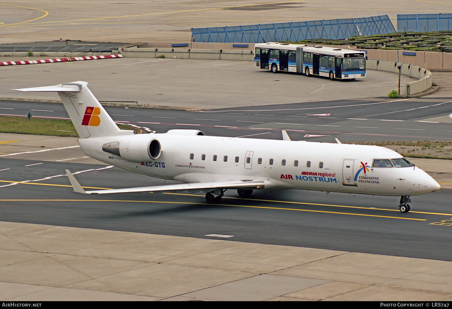 Aircraft Photo of EC-GTG | Canadair CRJ-100ER (CL-600-2B19) | Air Nostrum | AirHistory.net #318397