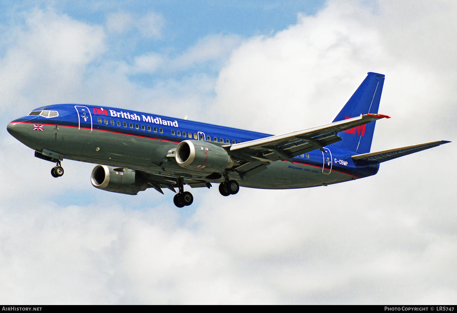 Aircraft Photo of G-OBMP | Boeing 737-3Q8 | British Midland Airways - BMA | AirHistory.net #318401