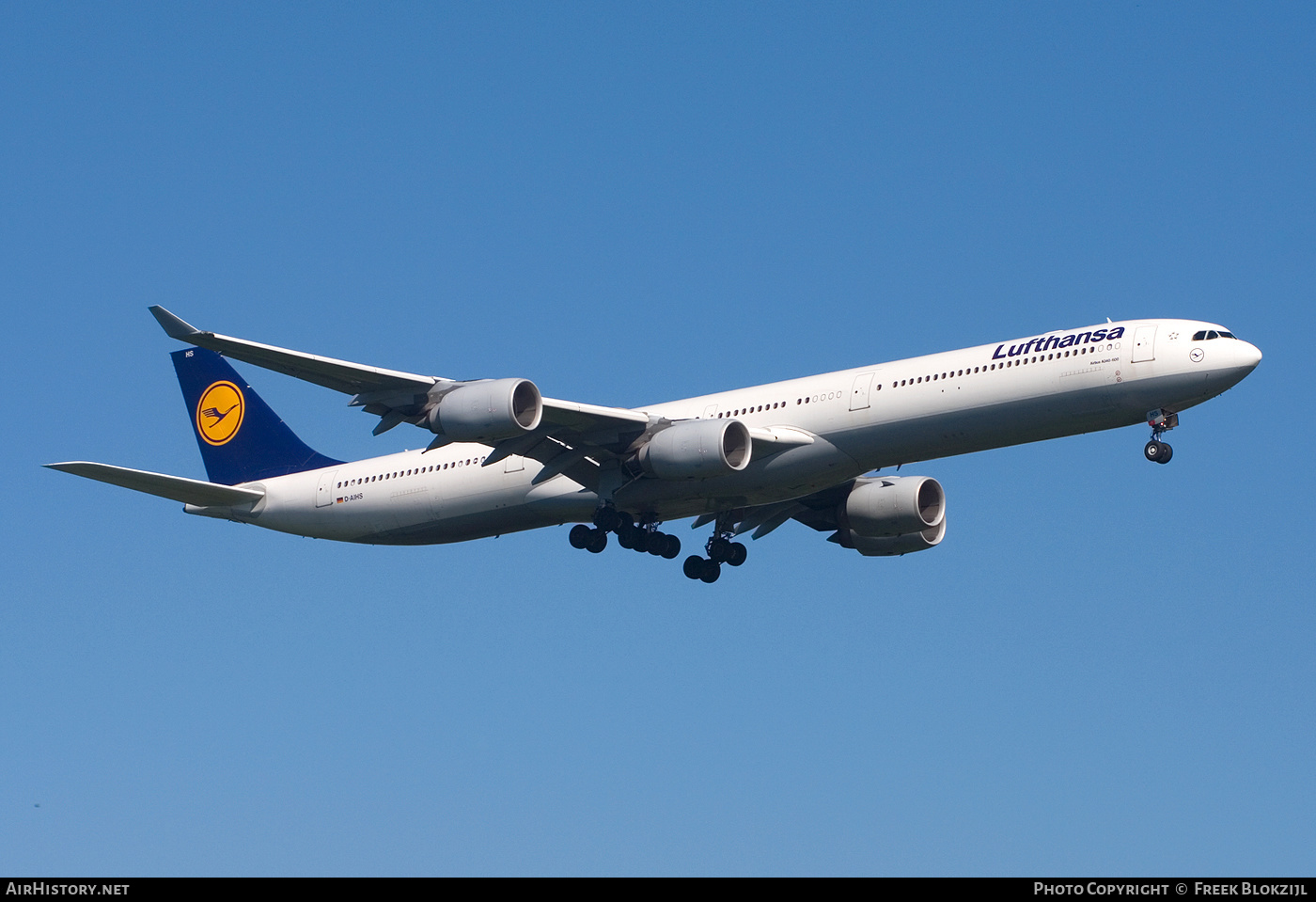 Aircraft Photo of D-AIHS | Airbus A340-642 | Lufthansa | AirHistory.net #318406