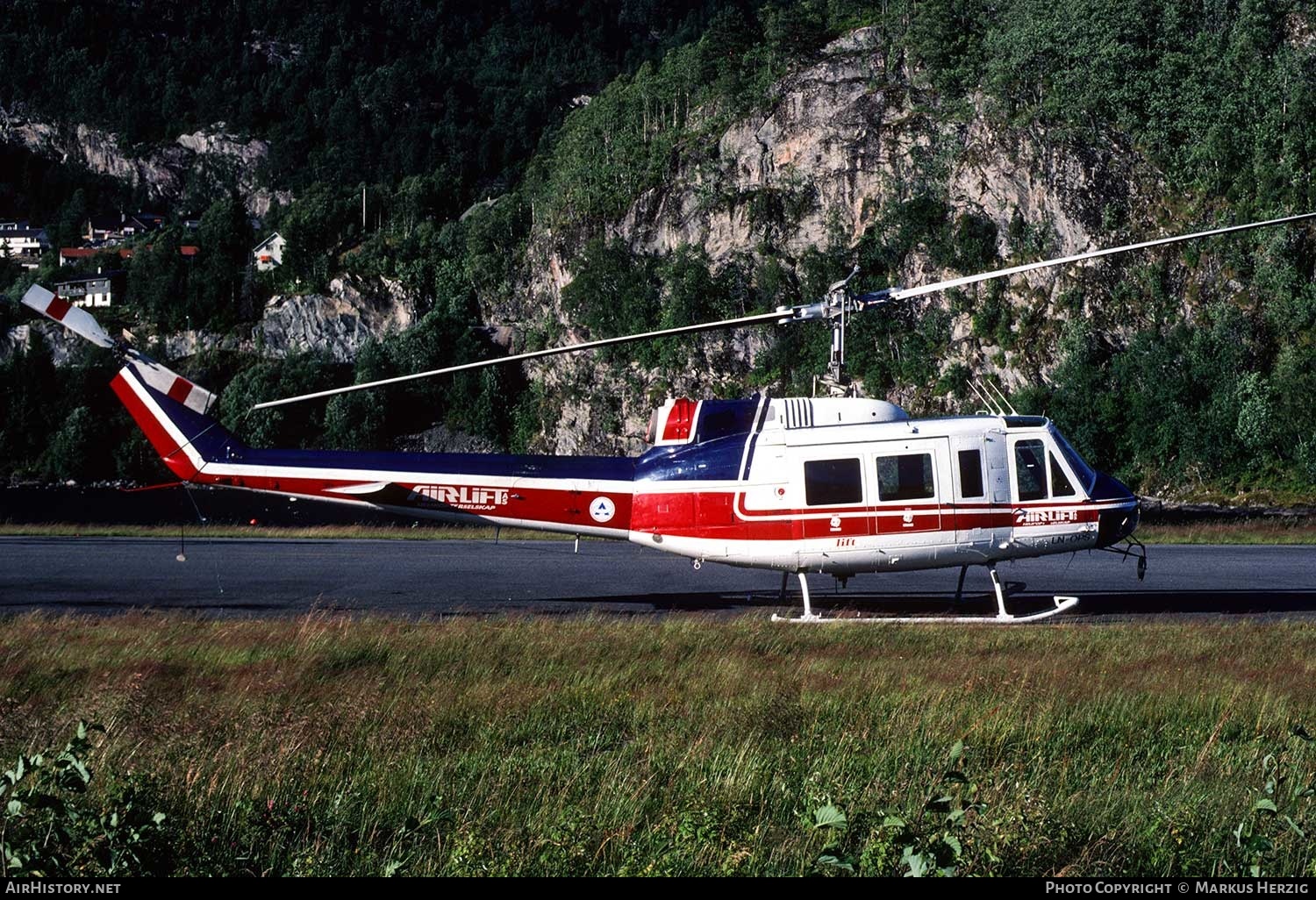 Aircraft Photo of LN-OPS | Bell 205A-1 | Airlift | AirHistory.net #318418