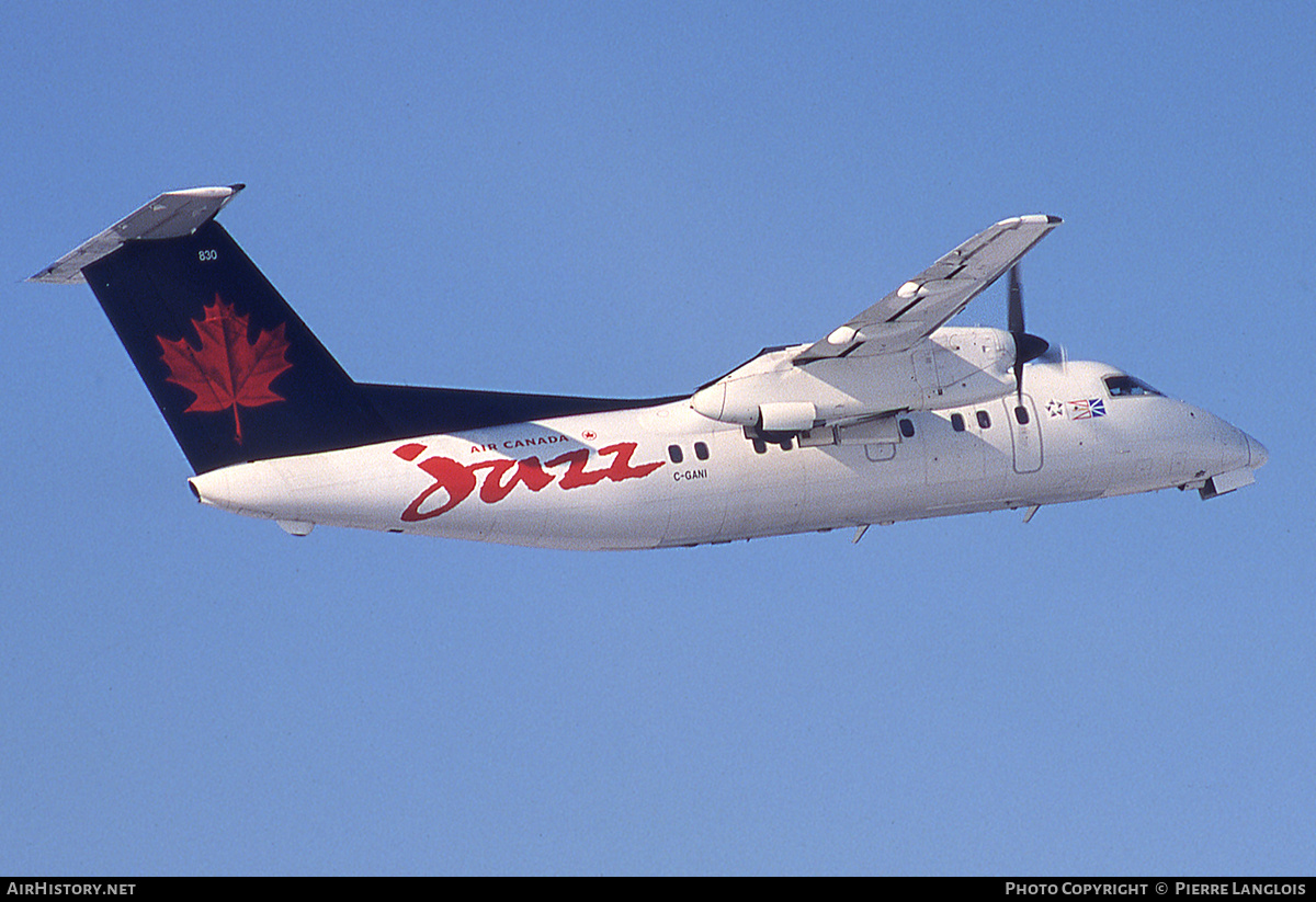 Aircraft Photo of C-GANI | De Havilland Canada DHC-8-102 Dash 8 | Air Canada Jazz | AirHistory.net #318453