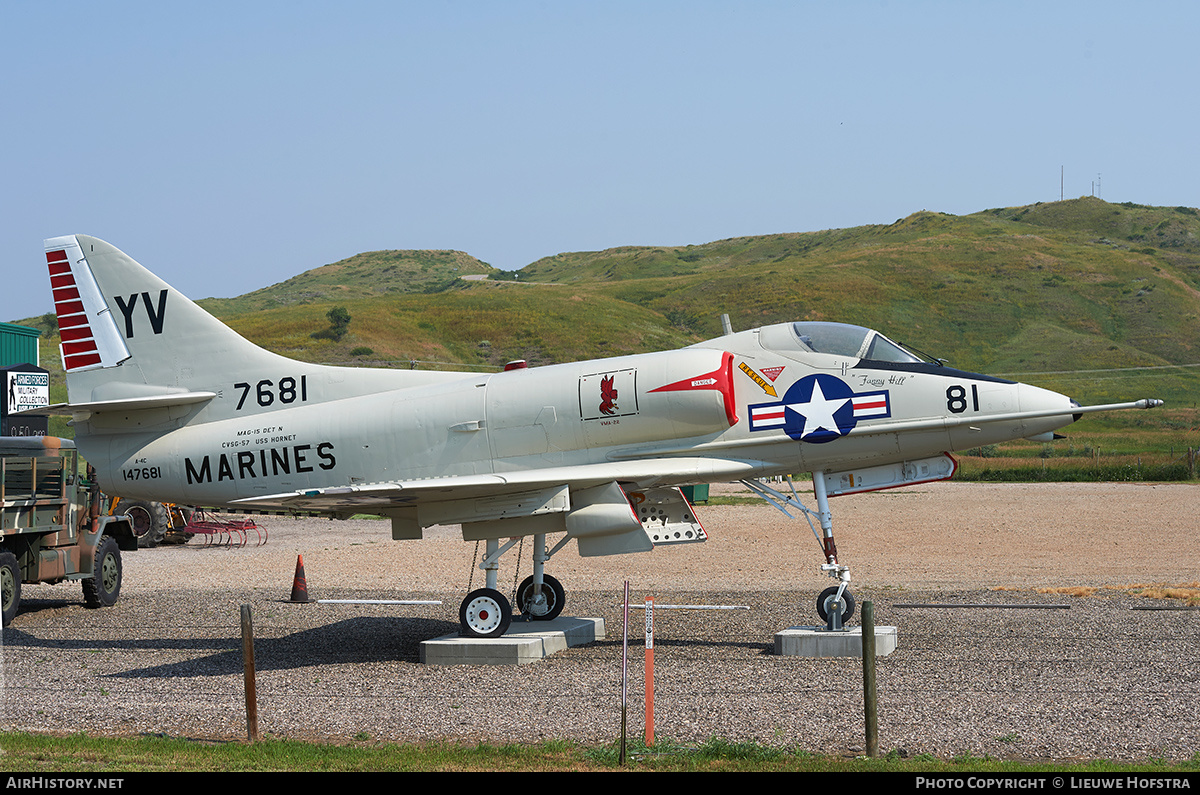 Aircraft Photo of 147681 / 7681 | Douglas A-4C Skyhawk (A4D) | USA - Marines | AirHistory.net #318461