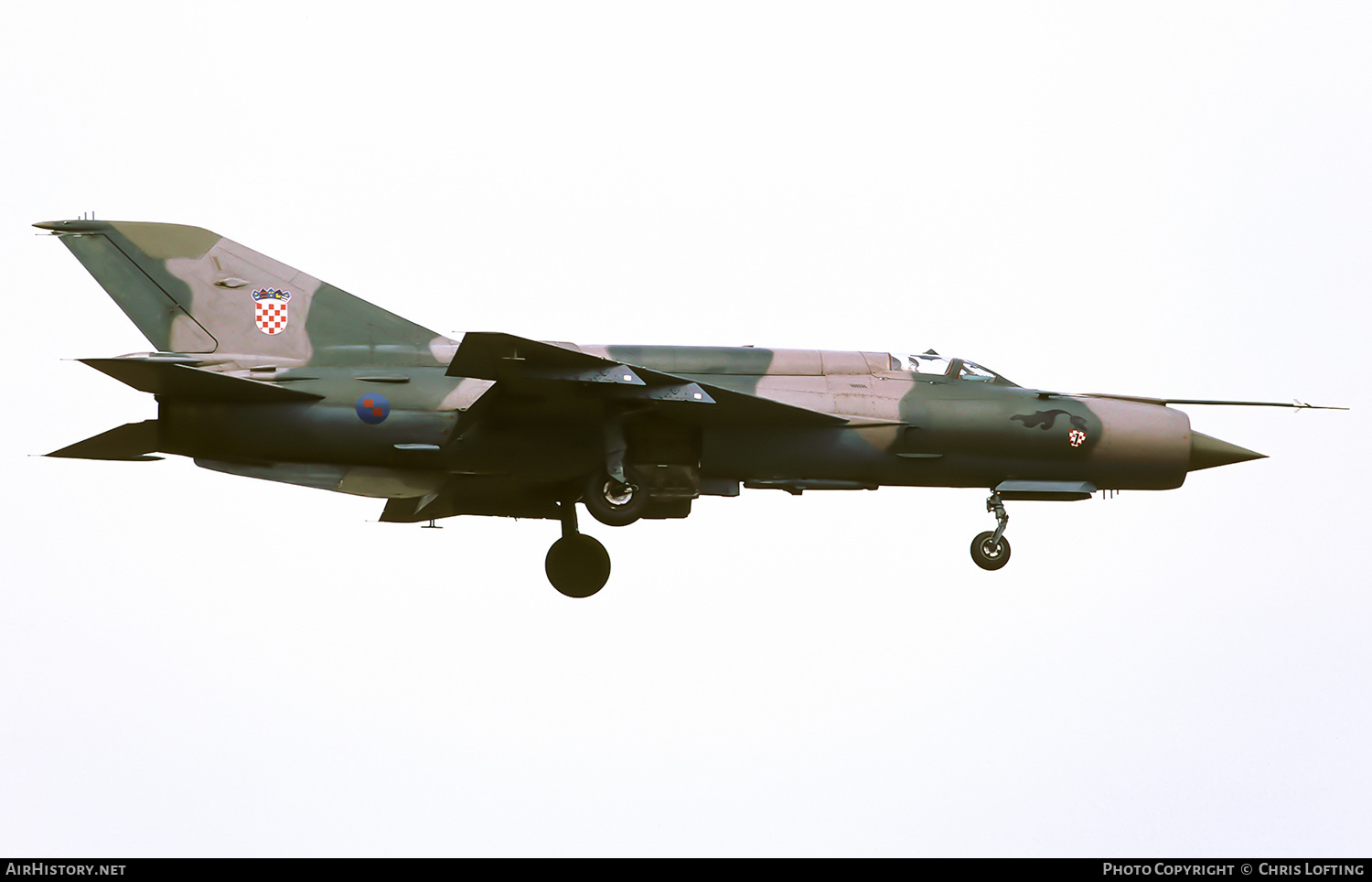 Aircraft Photo of 123 | Mikoyan-Gurevich MiG-21bis | Croatia - Air Force | AirHistory.net #318490