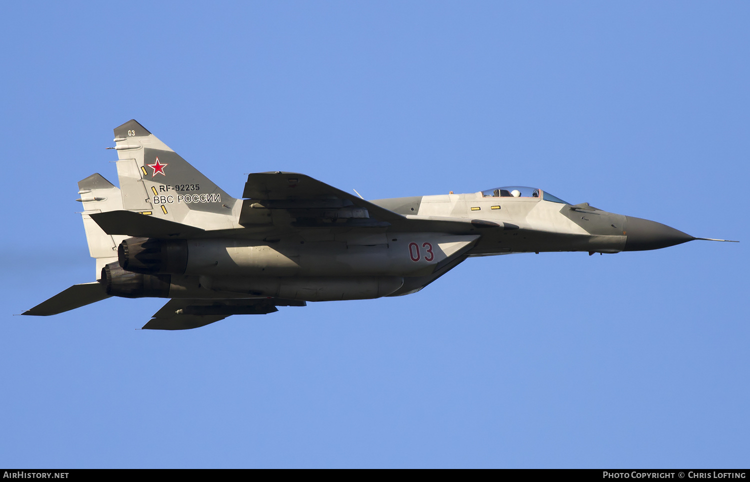 Aircraft Photo of RF-92235 | Mikoyan-Gurevich MiG-29SMT | Russia - Air Force | AirHistory.net #318519