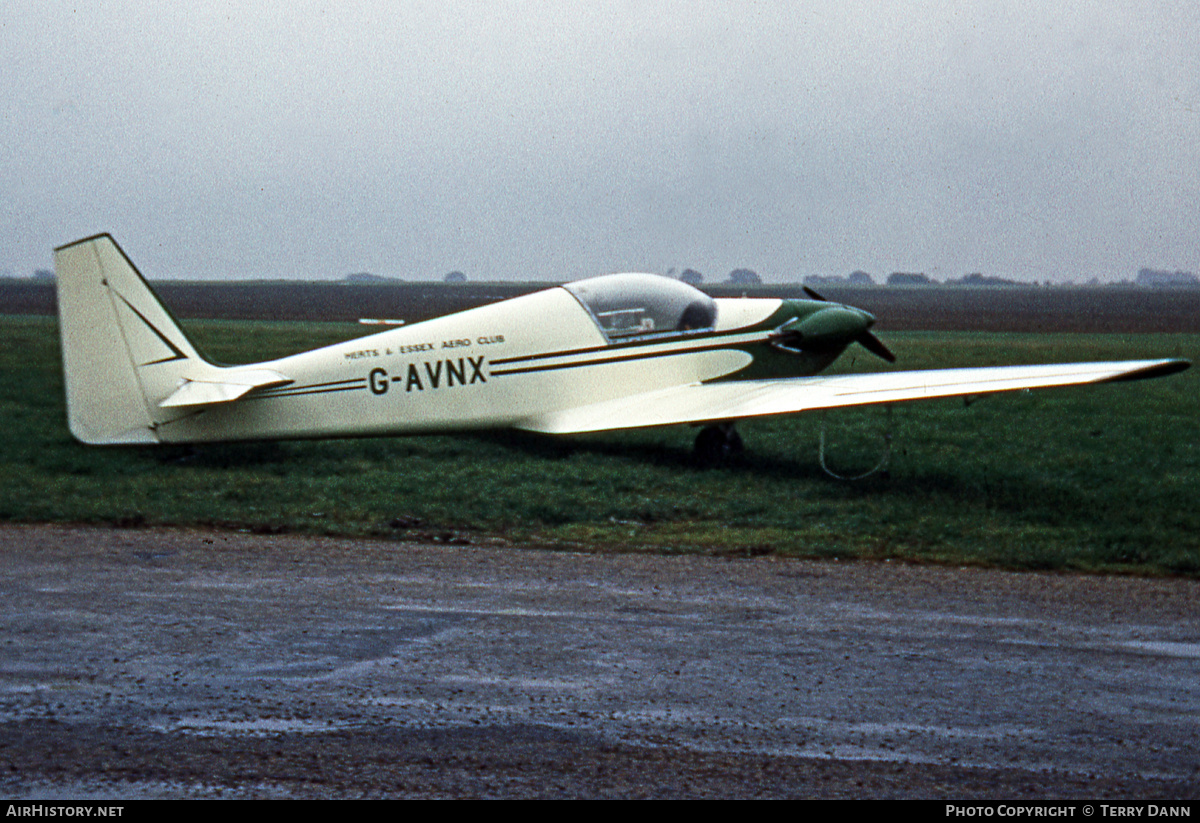 Aircraft Photo of G-AVNX | Sportavia-Pützer Fournier RF-4D | Herts & Essex Aero Club | AirHistory.net #318523