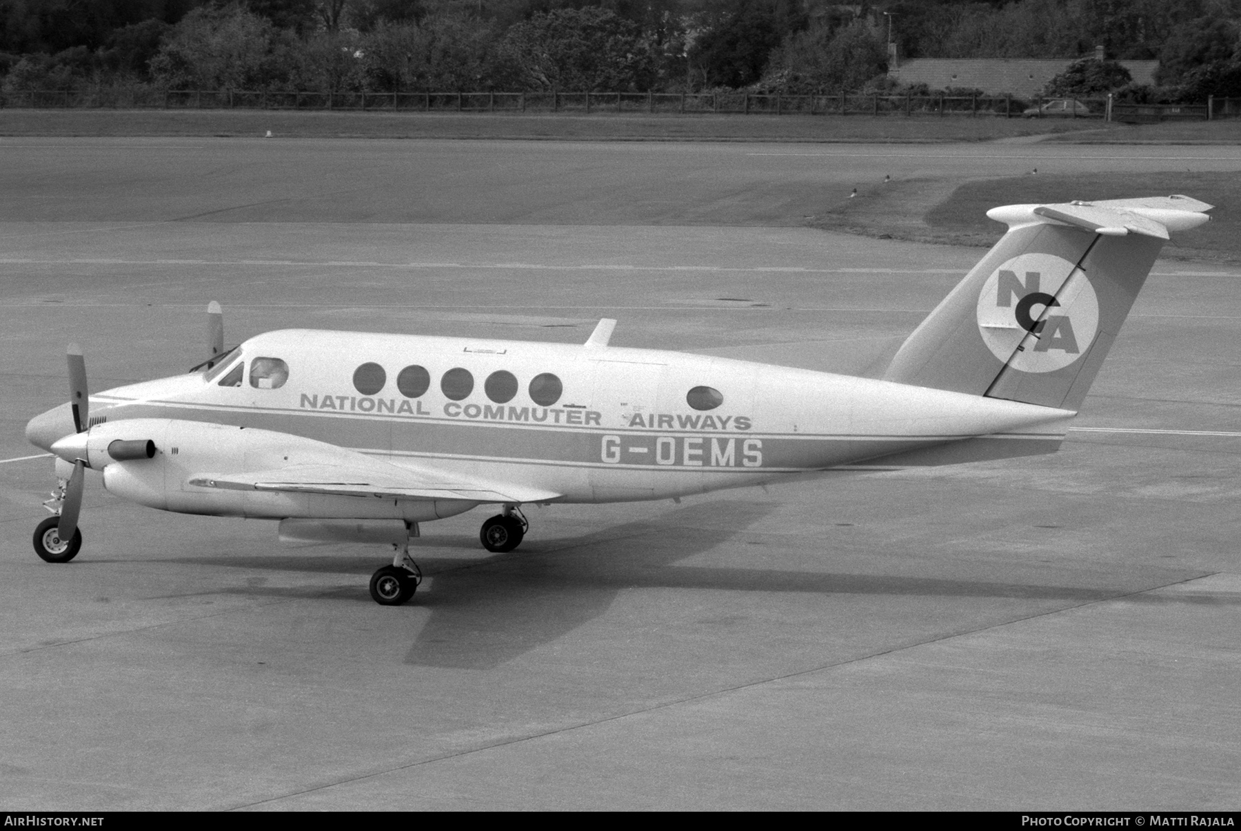 Aircraft Photo of G-OEMS | Beech 200 Super King Air | National Commuter Airways | AirHistory.net #318531