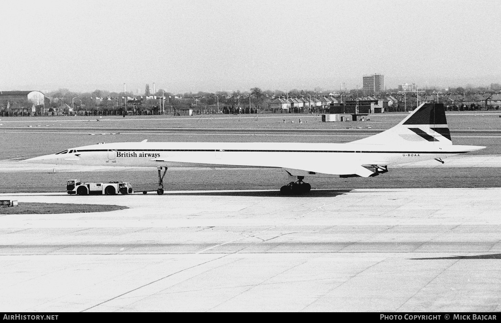 Aircraft Photo of G-BOAA | Aerospatiale-BAC Concorde 102 | British Airways | AirHistory.net #318558