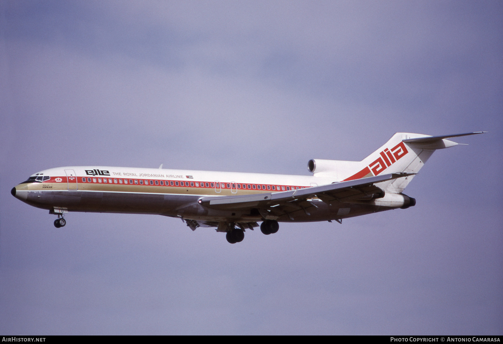 Aircraft Photo of JY-ADU | Boeing 727-2D3/Adv | Alia - The Royal Jordanian Airline | AirHistory.net #318563