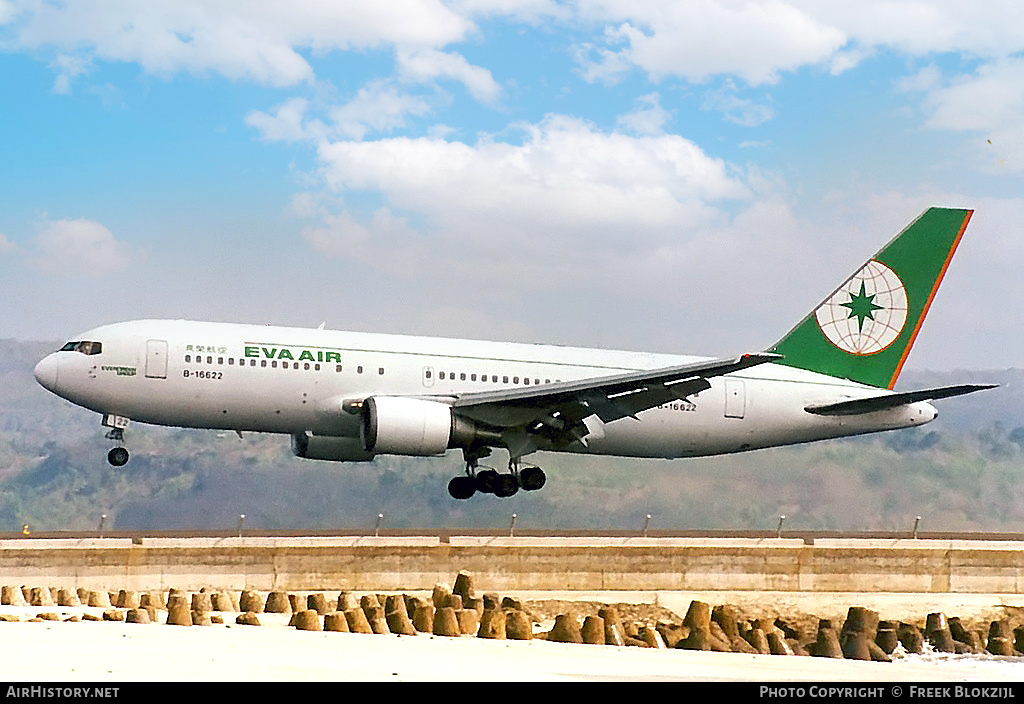 Aircraft Photo of B-16622 | Boeing 767-25E | EVA Air | AirHistory.net #318564