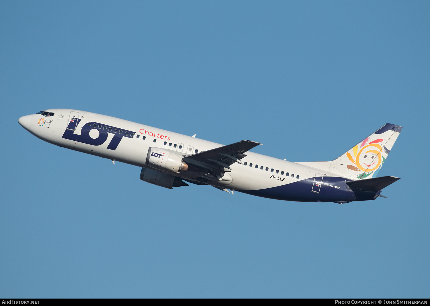 Aircraft Photo of SP-LLE | Boeing 737-45D | LOT Charters | AirHistory.net #318573