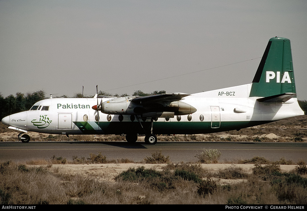 Aircraft Photo of AP-BCZ | Fokker F27-200 Friendship | Pakistan International Airlines - PIA | AirHistory.net #318574