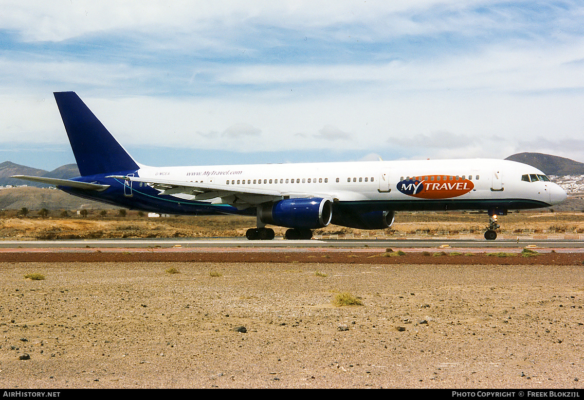Aircraft Photo of G-MCEA | Boeing 757-225 | MyTravel Airways | AirHistory.net #318580