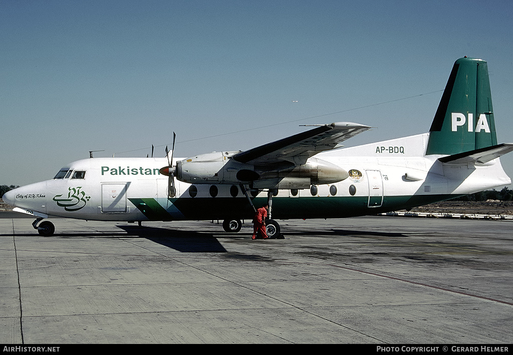 Aircraft Photo of AP-BDQ | Fokker F27-200 Friendship | Pakistan International Airlines - PIA | AirHistory.net #318584