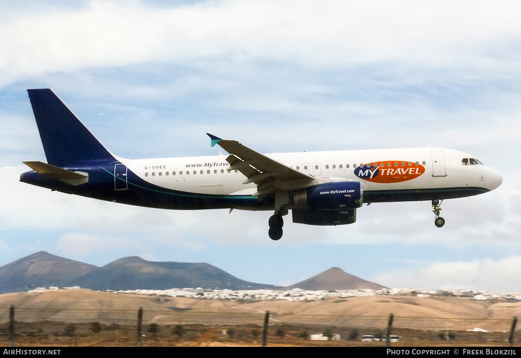 Aircraft Photo of G-SUEE | Airbus A320-231 | MyTravel Airways | AirHistory.net #318590