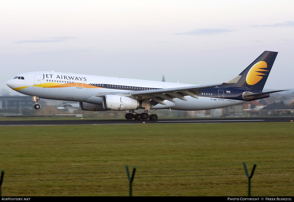 Aircraft Photo of VT-JWE | Airbus A330-243 | Jet Airways | AirHistory.net #318591