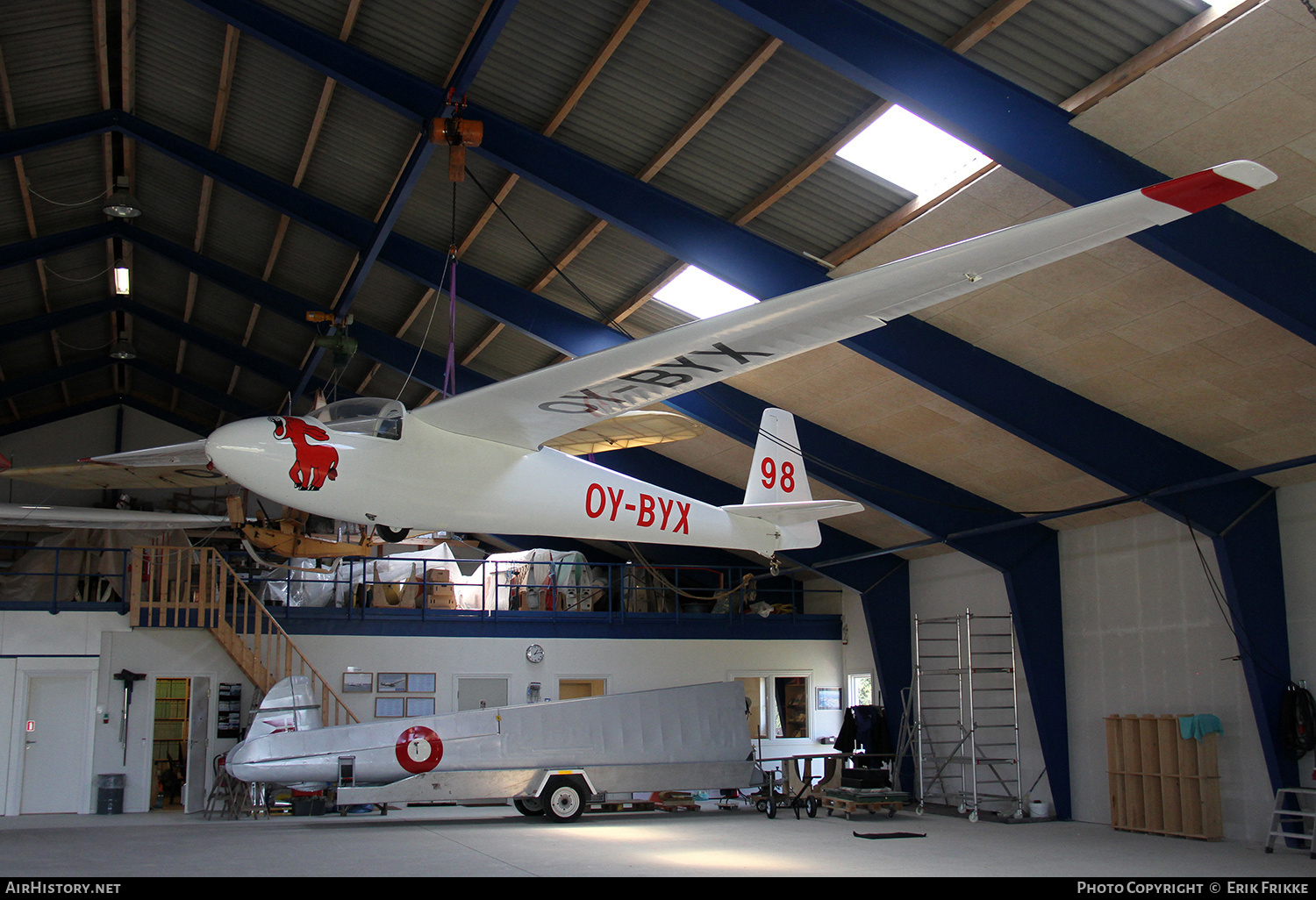 Aircraft Photo of OY-BYX | Schleicher Ka-6CR Rhonsegler | AirHistory.net #318610