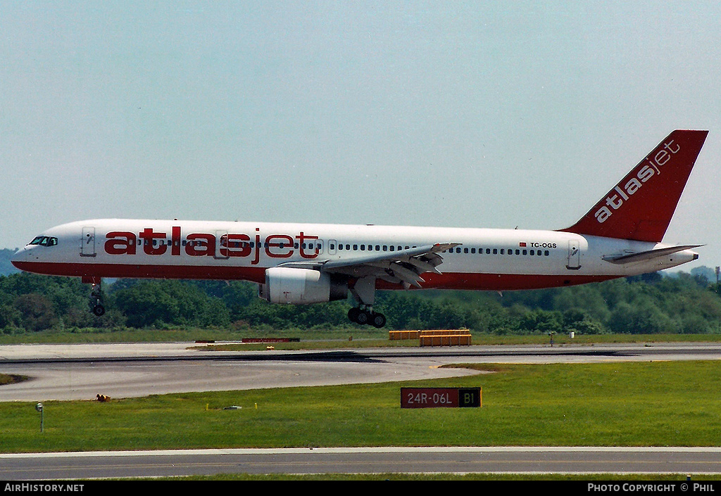 Aircraft Photo of TC-OGS | Boeing 757-256 | Atlasjet Airlines | AirHistory.net #318627