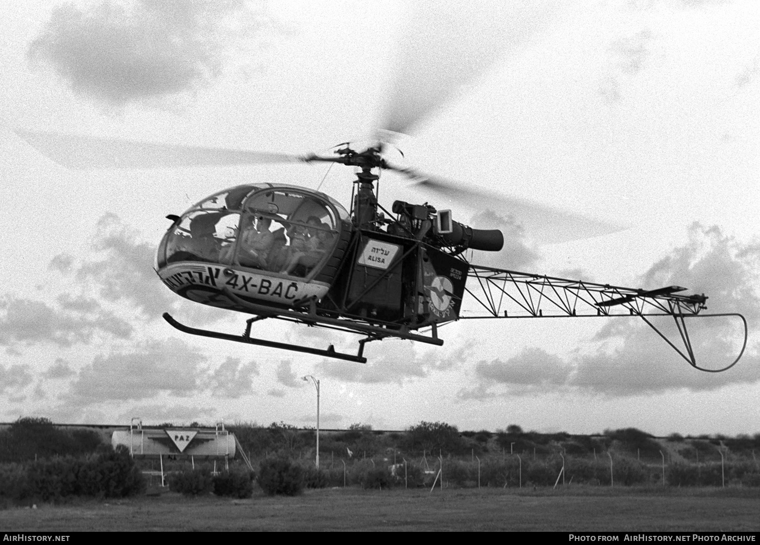 Aircraft Photo of 4X-BAC | Sud SE-3130 Alouette II | Arkia Israel Inland Airlines | AirHistory.net #318636