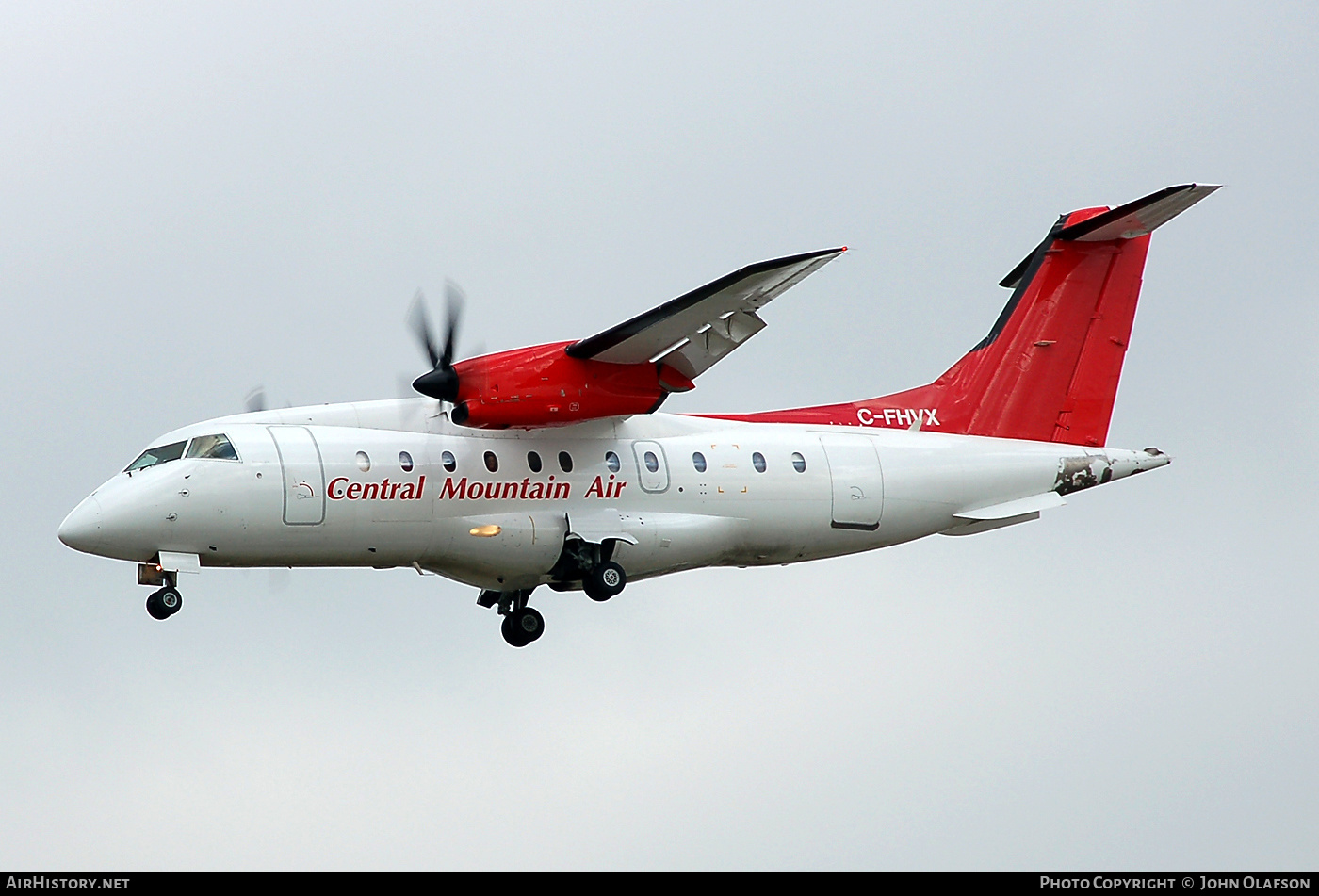 Aircraft Photo of C-FHVX | Dornier 328-110 | Central Mountain Air - CMA | AirHistory.net #318637