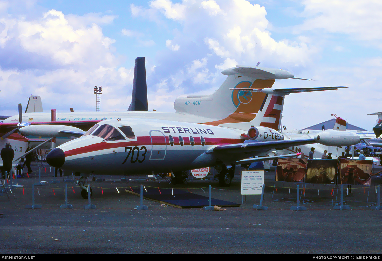 Aircraft Photo of D-CESE | HFB HFB-320 Hansa Jet | Sterling Airways | AirHistory.net #318648