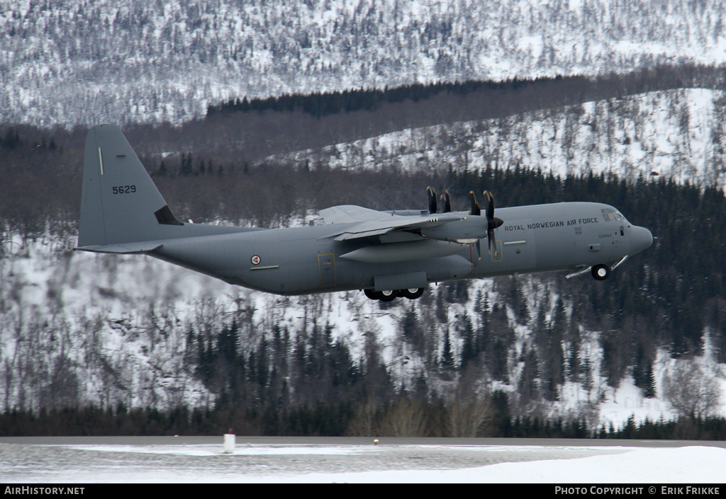 Aircraft Photo of 5629 | Lockheed Martin C-130J-30 Hercules | Norway - Air Force | AirHistory.net #318706