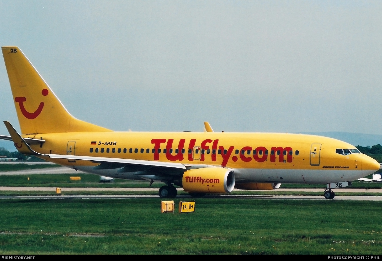 Aircraft Photo of D-AHXB | Boeing 737-7K5 | TUIfly | AirHistory.net #318740