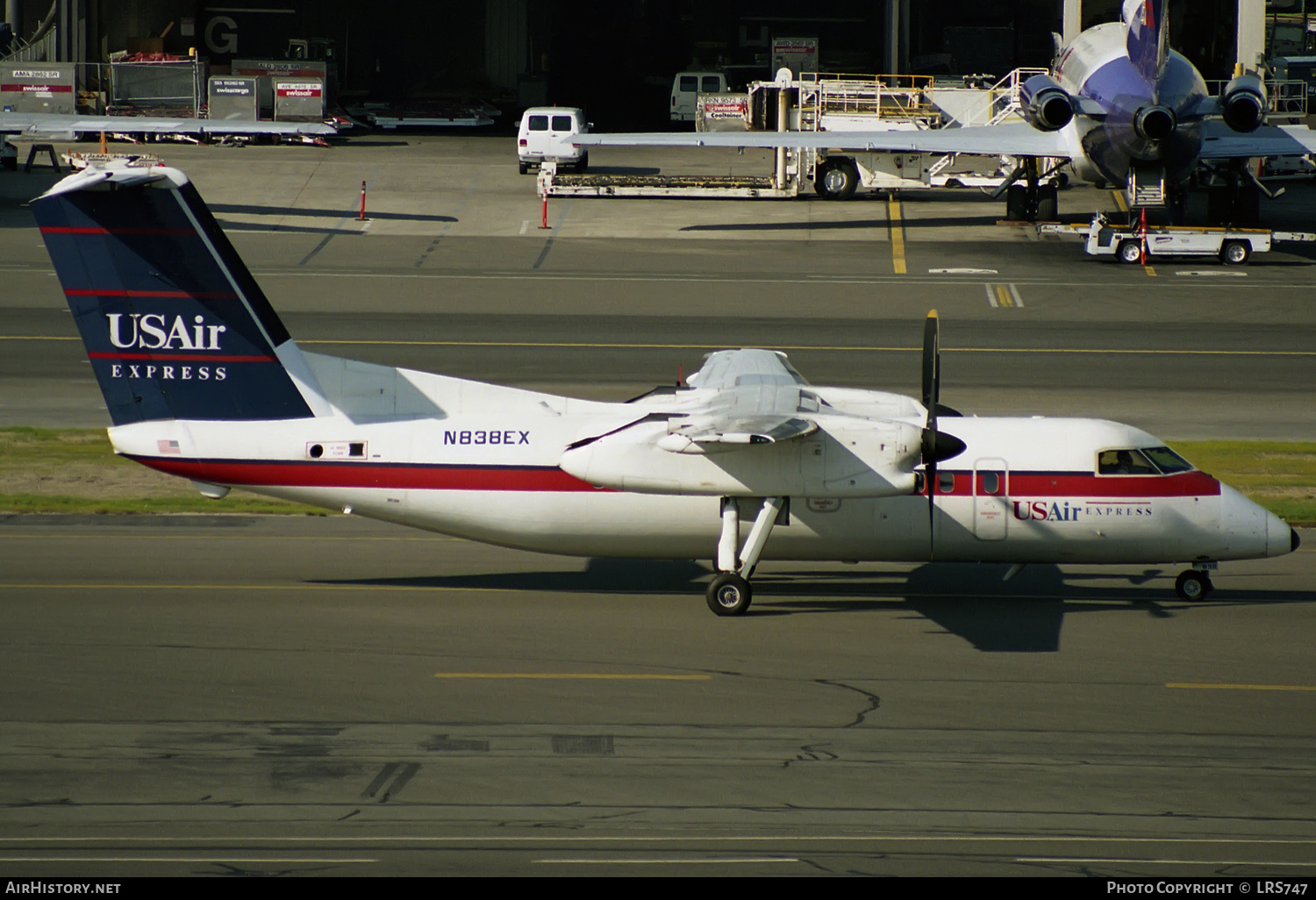Aircraft Photo of N838EX | De Havilland Canada DHC-8-102 Dash 8 | US Airways Express | AirHistory.net #318744
