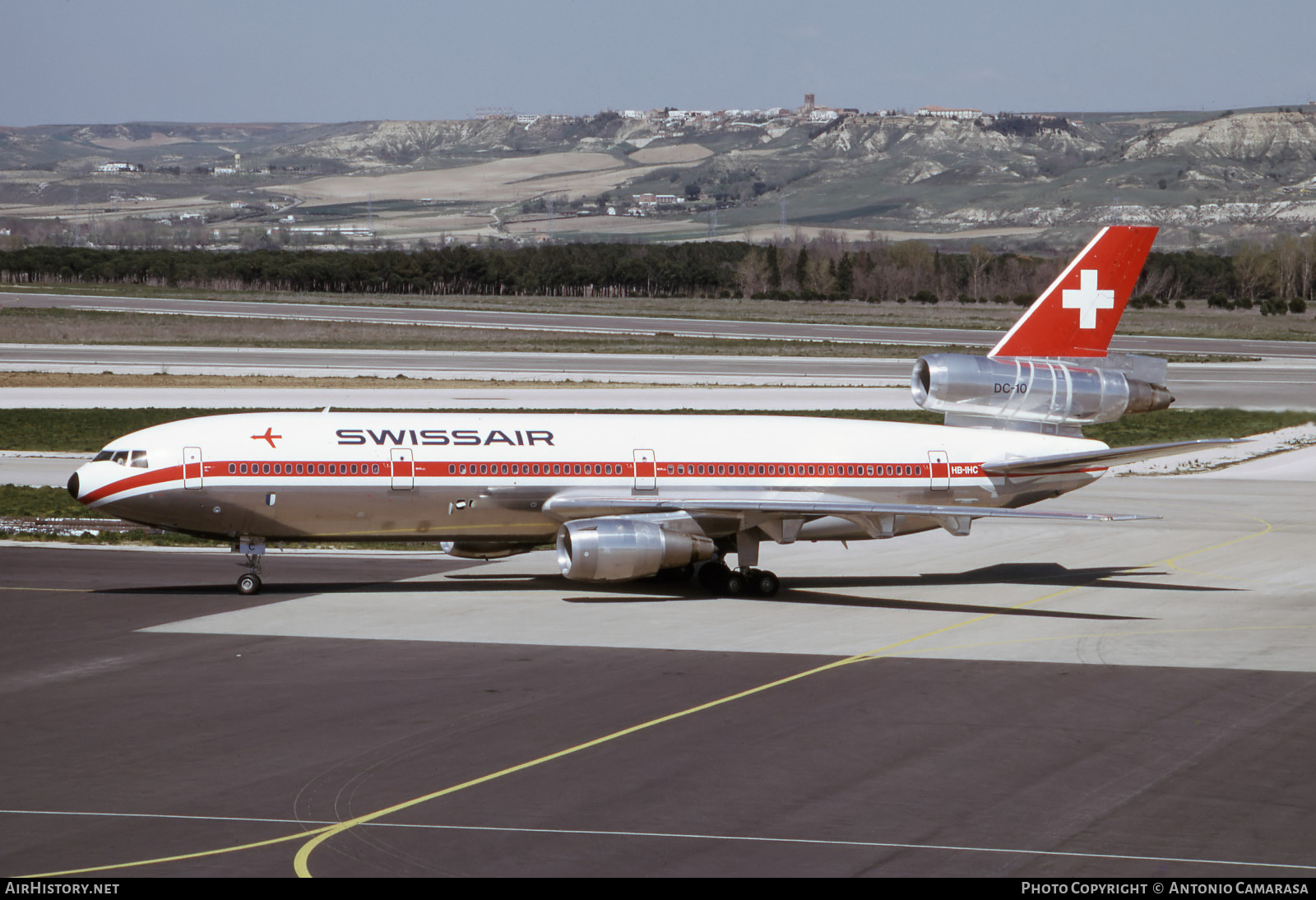 Aircraft Photo of HB-IHC | McDonnell Douglas DC-10-30 | Swissair | AirHistory.net #318771