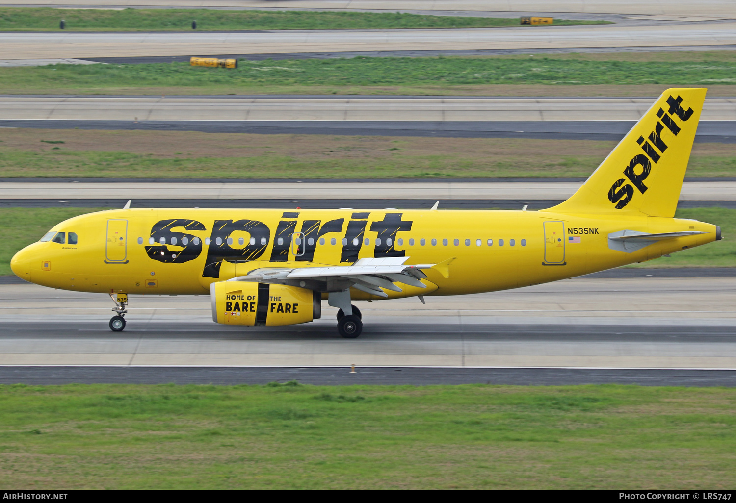 Aircraft Photo of N535NK | Airbus A319-133 | Spirit Airlines | AirHistory.net #318799