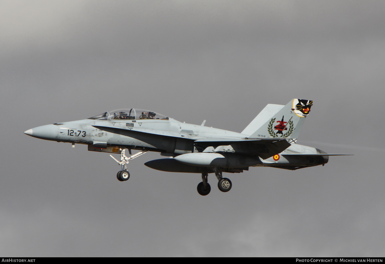 Aircraft Photo of CE15-10 | McDonnell Douglas EF-18BM Hornet | Spain - Air Force | AirHistory.net #318820