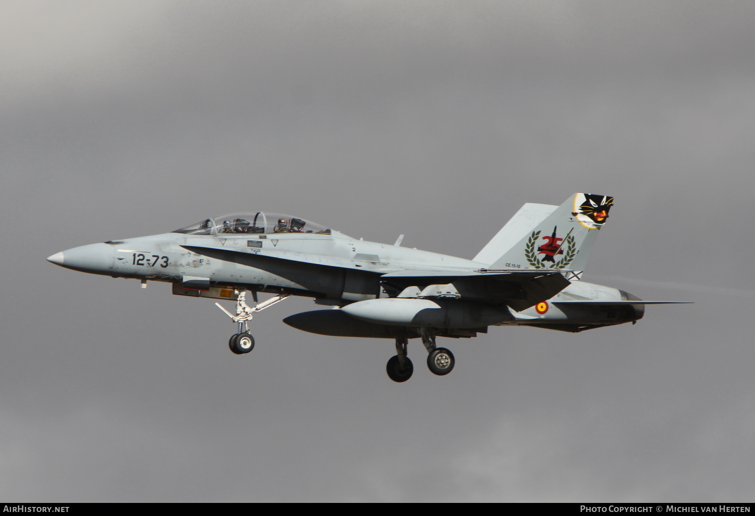 Aircraft Photo of CE15-10 | McDonnell Douglas EF-18BM Hornet | Spain - Air Force | AirHistory.net #318820