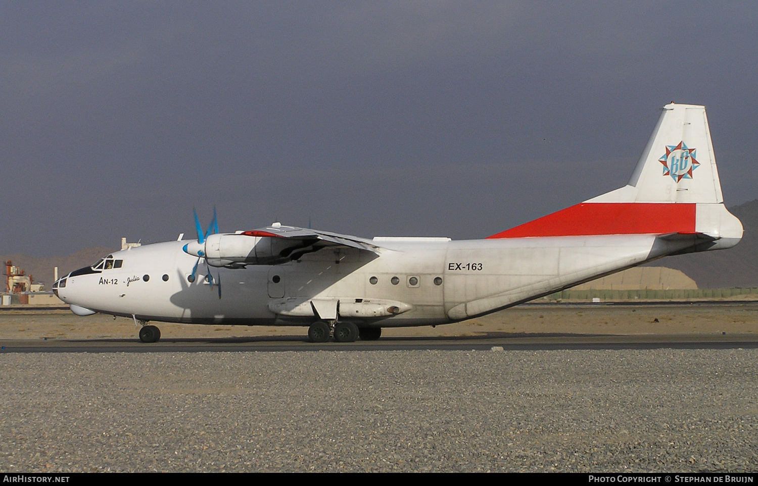 Aircraft Photo of EX-163 | Antonov An-12B | British Gulf International Airlines | AirHistory.net #318835