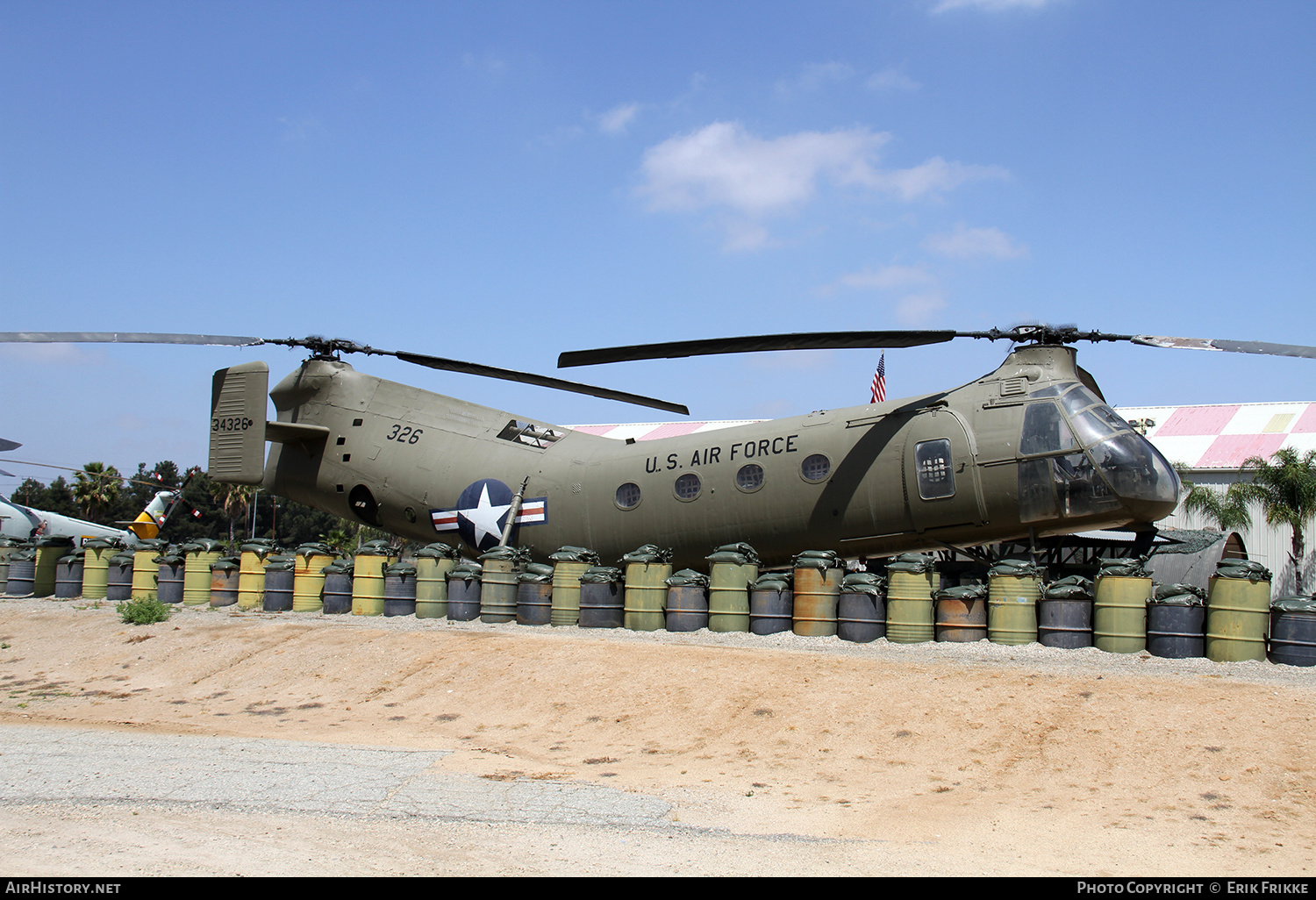 Aircraft Photo of 53-4326 / 34326 | Piasecki CH-21B Workhorse | USA - Air Force | AirHistory.net #318839