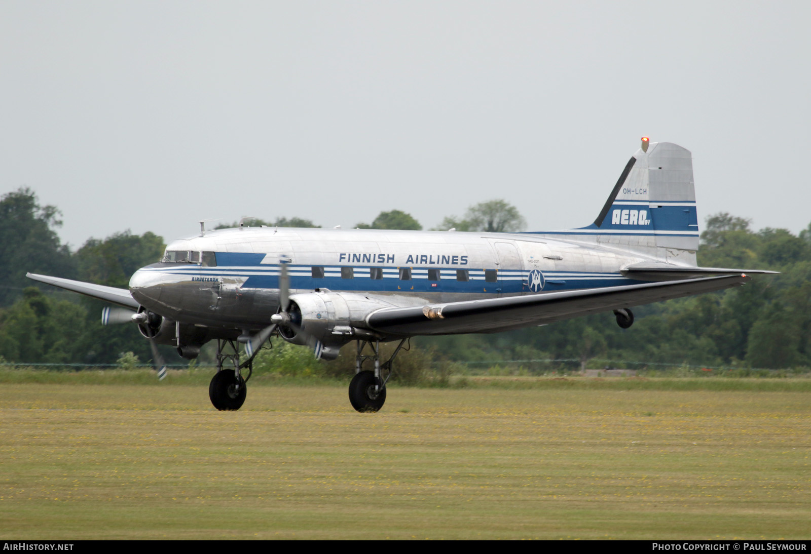 Aircraft Photo of OH-LCH | Douglas DC-3(CF) | Airveteran | Aero Oy - Finnish Airlines | AirHistory.net #318852