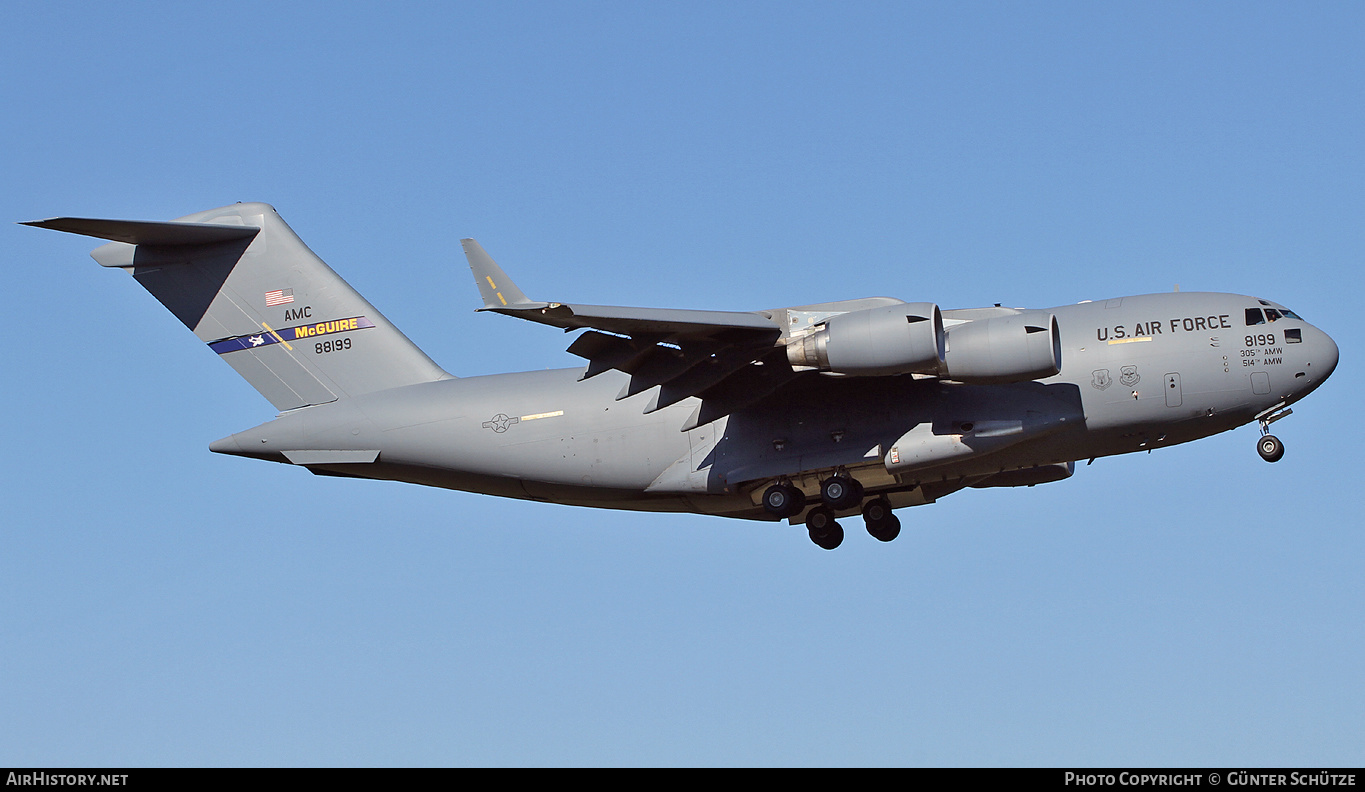 Aircraft Photo of 08-8199 / 88199 | Boeing C-17A Globemaster III | USA - Air Force | AirHistory.net #318867