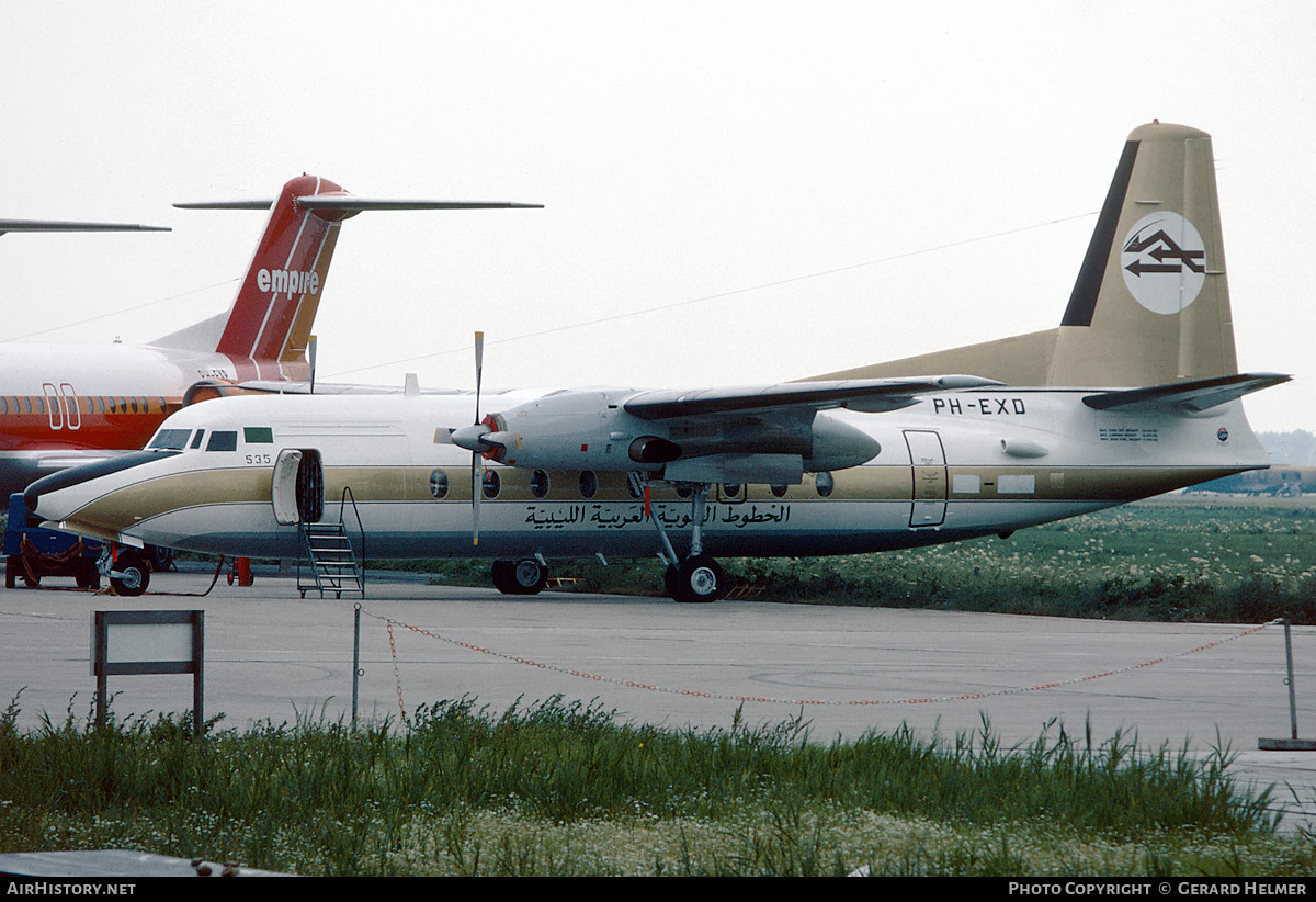 Aircraft Photo of PH-EXD | Fokker F27-600 Friendship | Libyan Arab Airlines | AirHistory.net #318884