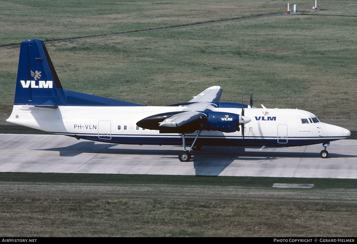 Aircraft Photo of PH-VLN | Fokker 50 | VLM Airlines | AirHistory.net #318903