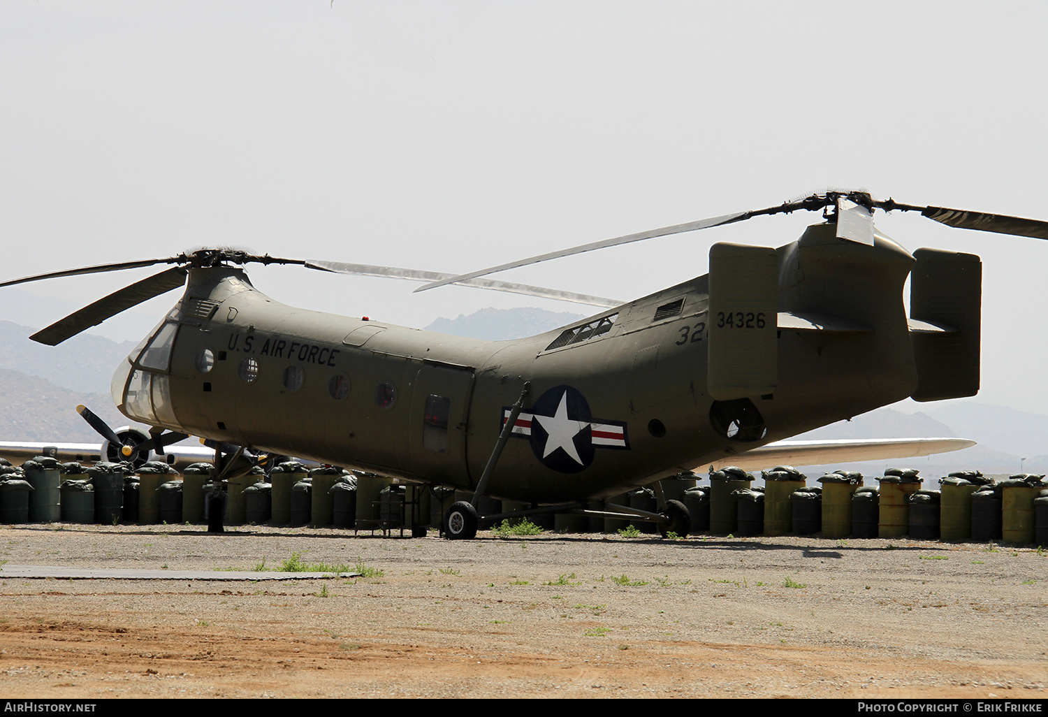 Aircraft Photo of 53-4326 / 34326 | Piasecki CH-21B Workhorse | USA - Air Force | AirHistory.net #318907